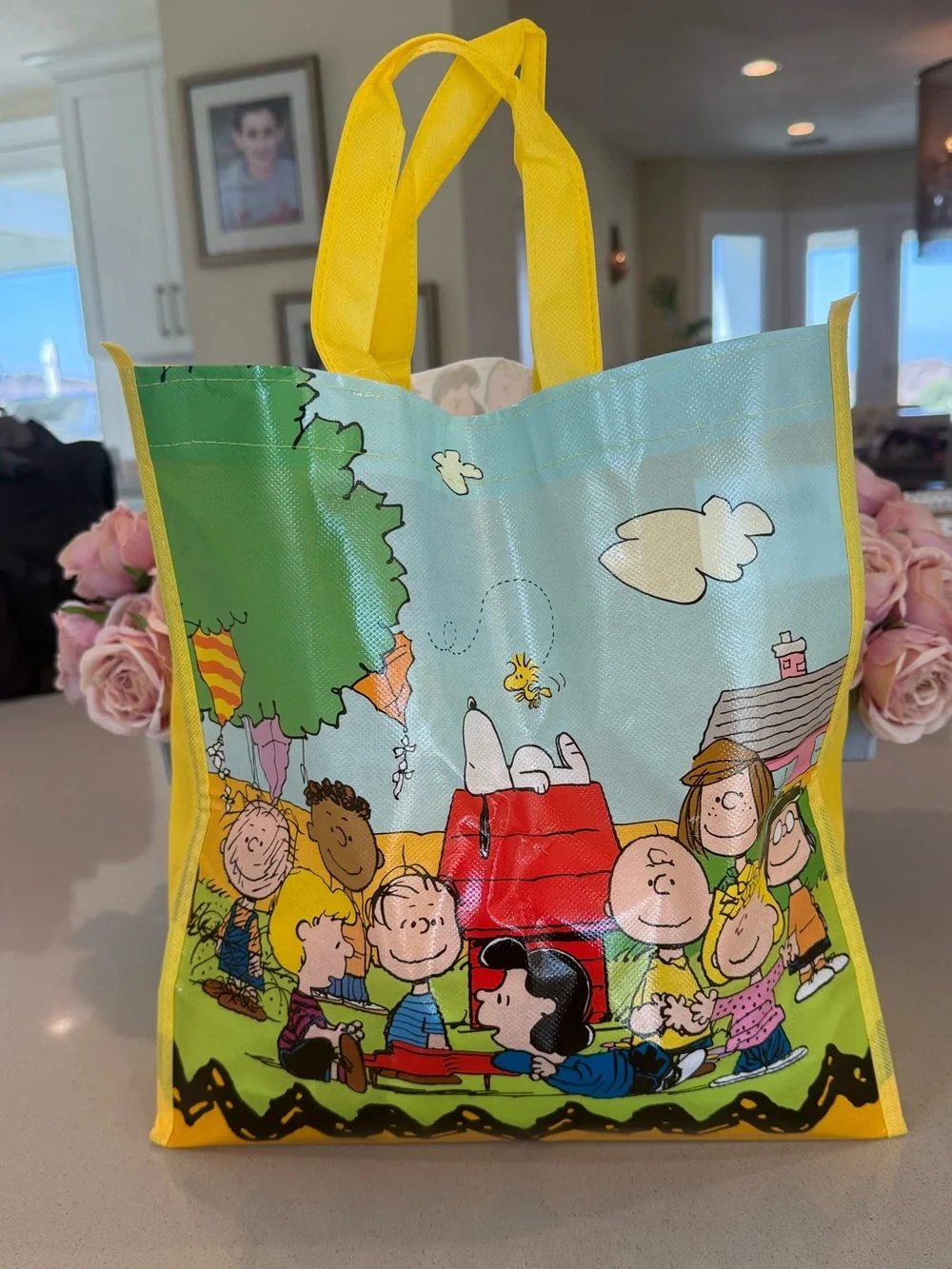 Peanuts shopper tote NWT snoopy, Charlie Brown, Lucy Peanuts gang